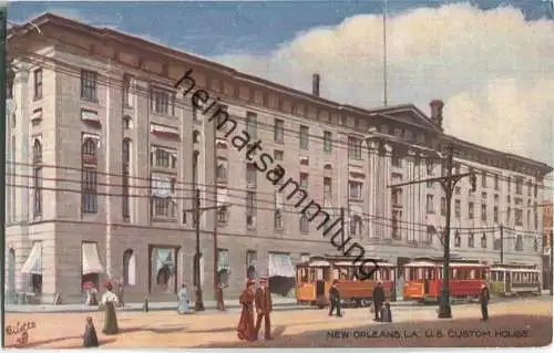 New Orleans - U.S. Custom House - Strassenbahn