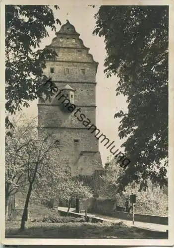 Neustadt (Saale) - Hohntor - Foto-AK - Verlag Hermann Eckert Eisenach