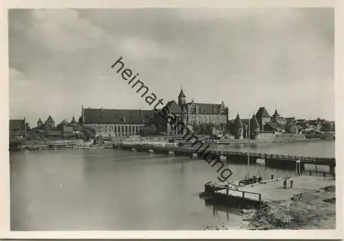 Marienburg - Schloss - Nogat - Foto-AK Grossformat - Verlag Deutscher Kunstverlag Berlin