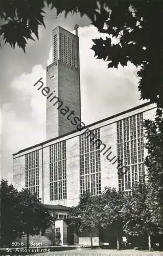 Basel - St. Antoniuskirche - Foto-AK - Verlag Gebr. Frey Basel