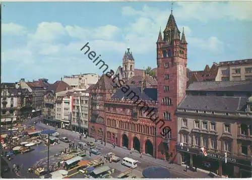 Basel - Marktplatz mit Rathaus - Verlag Rowesa Zürich