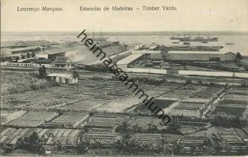 Mosambik - Mocambique - Lourenco Marques - Estancias de Madeiras - Timber Yards