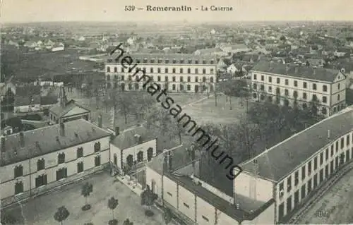 Romorantin - La Caserne - Karte beschrieben 1916