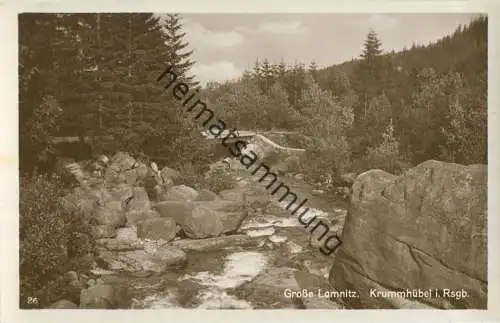 Krummhübel - Grosse Lomnitz - Foto-AK - Verlag Foto Kleeberg Krummhübel