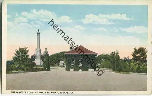 New Orleans - Metairie Cemetery - Entrance