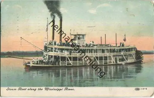 Steam Boat - Mississippi River