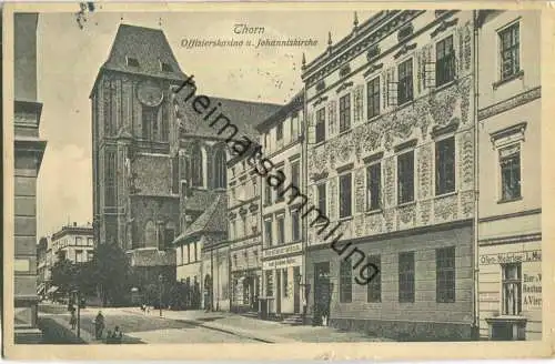 Torun - Thorn - Offizierskasino und Johanniskirche - Verlag Dr. Trenkler Leipzig