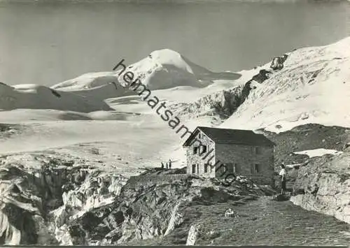 Längfluehütte - Langefluhhütte - Allalinhorn - Foto-AK Grossformat