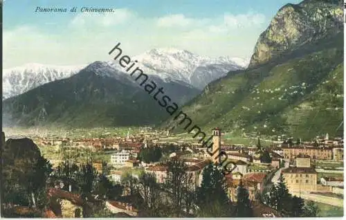 Panorama di Chiavenna - Ediz. Engadin Press Co. Samaden