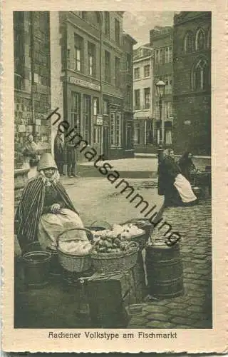 Aachener Volkstype am Fischmarkt - Deteco-Verlag Leipzig 20er Jahre