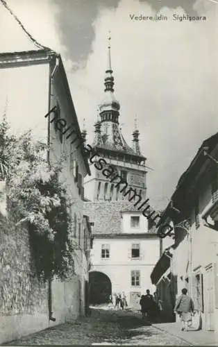 Vedere din Sighisoara - Foto-AK - Editura Meridiane