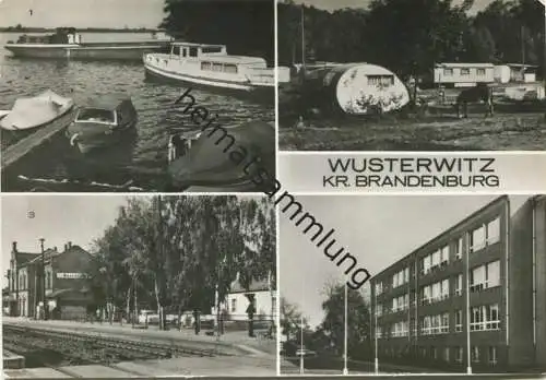 Wusterwitz - Foto-AK Grossformat - Verlag Bild und Heimat Reichenbach - Rückseite beschrieben