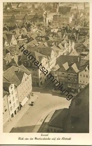 Kassel - Blick von der Martinskirche auf die Altstadt - Foto-AK - Verlag Bruno Hansmann Kassel