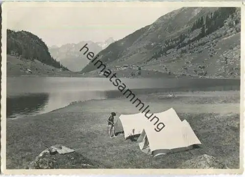 Gornersee - Biwak - Foto-Ansichtskarte - Verlag Fot. Keller Rüschlikon