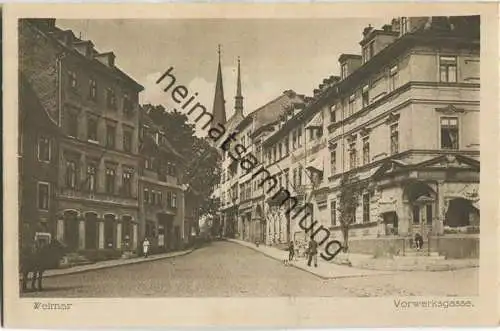 Weimar - Vorwerksgasse - Verlag Buchbinder Innung Weimar
