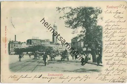 Hamburg - Zeughausplatz - Verlag Stengel & Co. Dresden