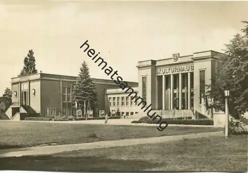 Zinnowitz auf Usedom - Kulturhaus - Foto-AK Grossformat - Verlag Gebr. Garloff KG Magdeburg