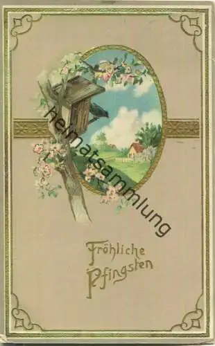 Fröhliche Pfingsten - Vogelhäuschen