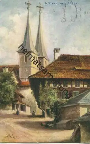 Luzern - Künstlerkarte - gel. 1909