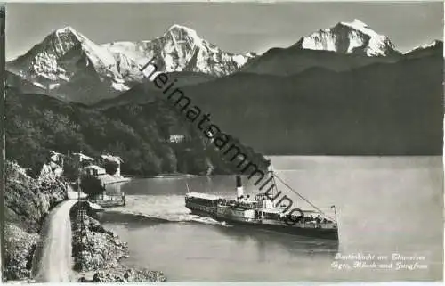 Beatenbucht am Thunersee - Fahrgastschiff Beatus - Verlag H. Steinhauer Interlaken