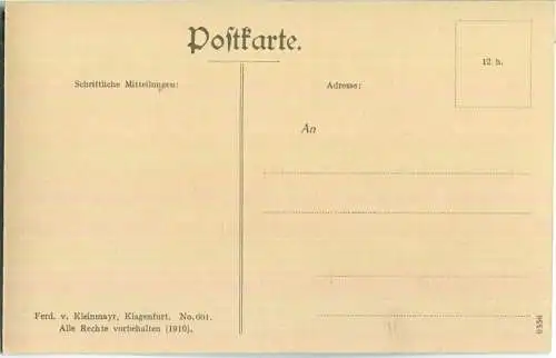 Kaiserin Elisabeth Glocknerstrasse - Am Pallik - AK ca. 1910 - Verlag Ferd. von Kleinmayr Klagenfurt