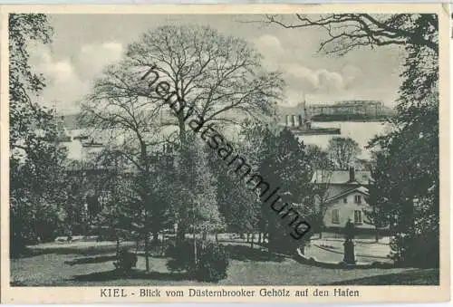 Kiel - Hafen - Blick vom Düsternbrooker Gehölz - Verlag M. Dieterle & Sohn Kiel