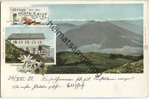 Hohe Salve - AK ca. 1900 - Verlag L. Fränzl & Co München