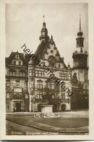 Dresden - Georgentor und Schloss - Verlag Stein Dresden
