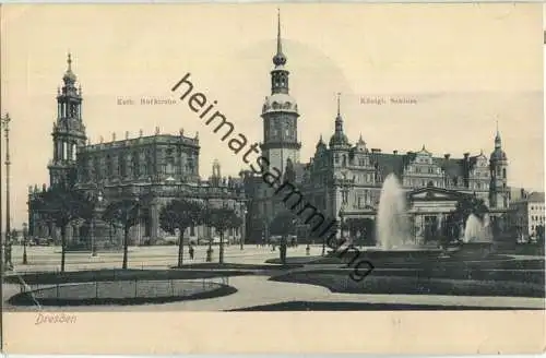 Dresden - Hofkirche - Schloss - Verlag Hugo Engler Dresden