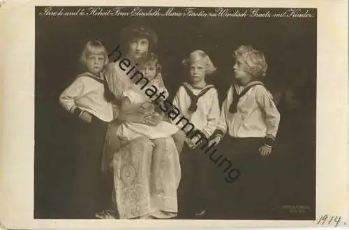 Österreich - Elisabeth Marie Fürstin zu Windisch-Graetz mit Kindern