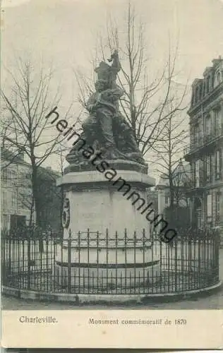 Charleville - Monument commemoratif de 1870 - Verlag Gaspillage Charleville - Feldpost