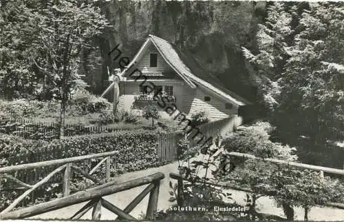 Solothurn - Einsiedelei - Foto-AK - Verlag Photoglob-Wehrli Zürich gel. 1957