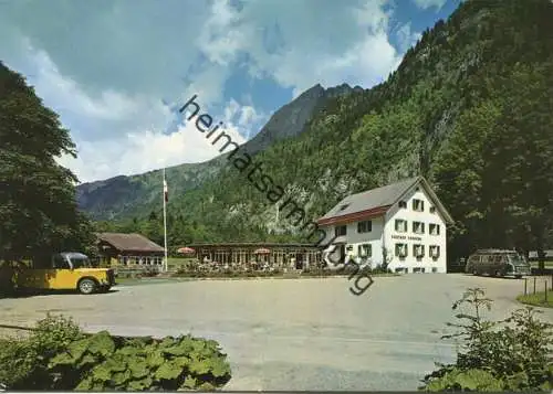 Hotel Restaurant Vorauen am Klöntaler See - AK Großformat - Verlag Schönwetter Glarus