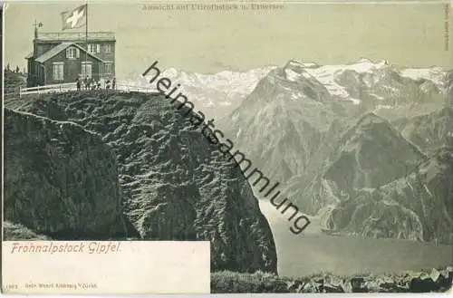 Fronalpstock Gipfel - Verlag Gebr. Wehrli Kilchberg ca. 1900