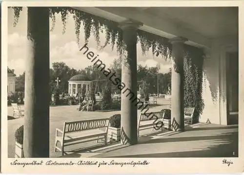 Franzensbad - Kolonade - Ausblick zur Franzensquelle - Stoja-Verlag Paul Janke & Dr. Maiwald Nürnberg