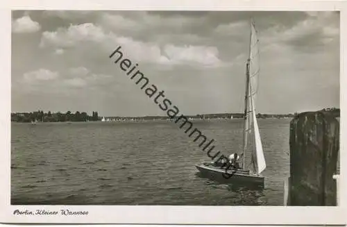 Berlin - Kleiner Wannsee - Foto-AK 1952 - Verlag Kunst und Bild Berlin