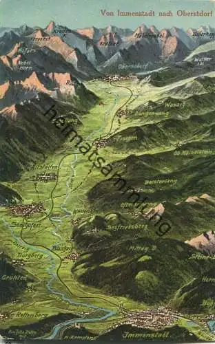 Immenstadt bis Oberstdorf - Eugen Felle Isny - Verlag Georg Eisenmann Immenstadt