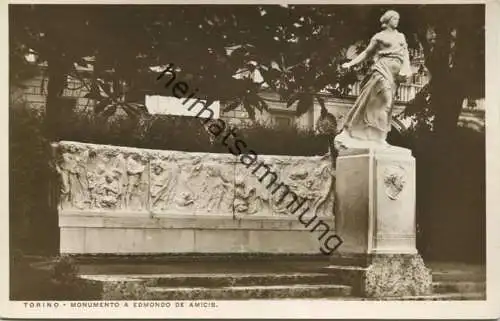 Torino - Monumento a Edmondo de Amicis - Foto-AK - vera Fotografia