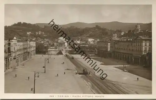 Torino - Piazza Vittorio Veneto - Foto-AK - vera Fotografia