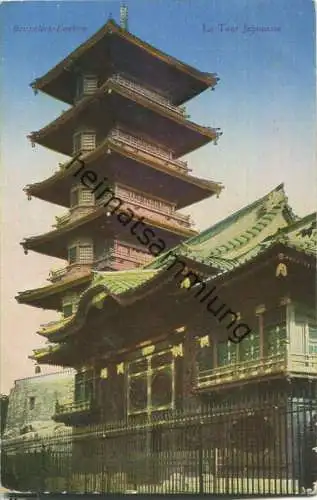 Brüssel - La tour japonaise - Verlag N. Sch. Br. - Feldpost