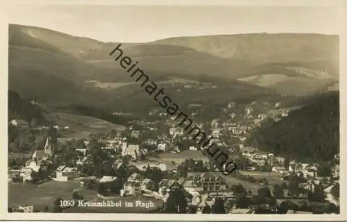 Krummhübel - Foto-AK - Verlag Bruno Scholz Görlitz-Krummhübel