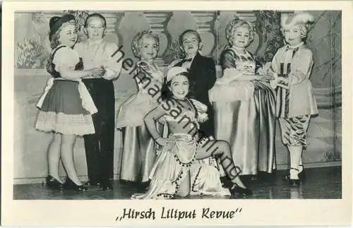 Hirsch Liliput Revue - Foto-Ansichtskarte - Verlag Otto Hirsch Herford