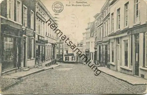 Gosselies - Rue Modeste Cornil - Feldpost - gel. 1914