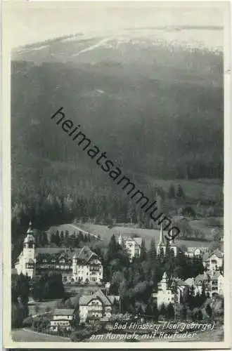 Swieradow-Zdroj - Bad Flinsberg - Kurplatz mit Heufuder - Foto-Ansichtskarte - Verlag Albert Ley Bad Flinsberg