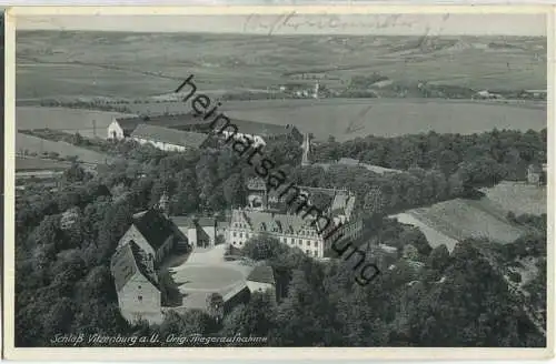 Schloss Vitzenburg a. U. - Fliegeraufnahme - Verlag Aero-Bild-Verlag Leipzig