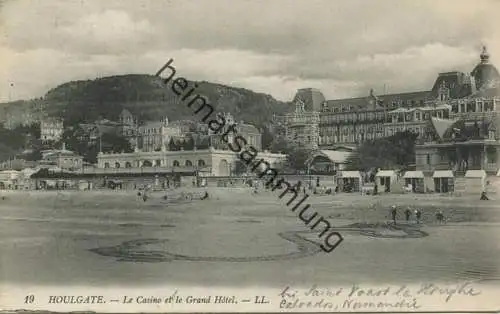 Houlgate - Le Casino et le Grand Hotel gel. 1914