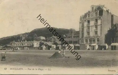 Houlgate - Vue de la Plage - gel. 1916