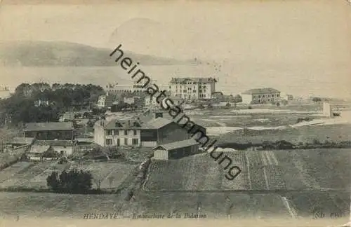 Hendaye - Embouchure de la Bidassoa - gel. 1908