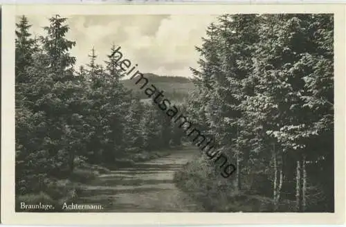 Braunlage - Achtermann - Foto-Ansichtskarte - Verlag Hans Rudolphi Braunlage