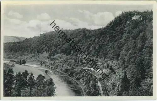 Augustusburg - Berggastwirtschaft Kunnersteinbaude - Inhaber Emil Hamann - Eisenbahn - Verlag Gebr. Metz Tübingen